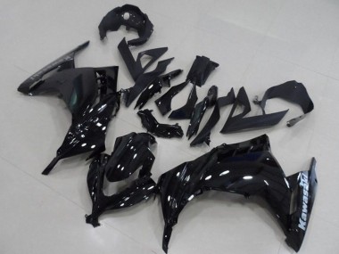 2013-2018 Glossy Black Kawasaki ZX300R Motorcycle Fairing