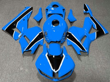 2013-2023 Light Blue White Glossy Black Honda CBR600RR Motorcycle Fairings