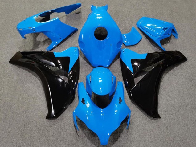 2008-2011 Baby Blue Glossy Black Honda CBR1000RR Motorcycle Fairings