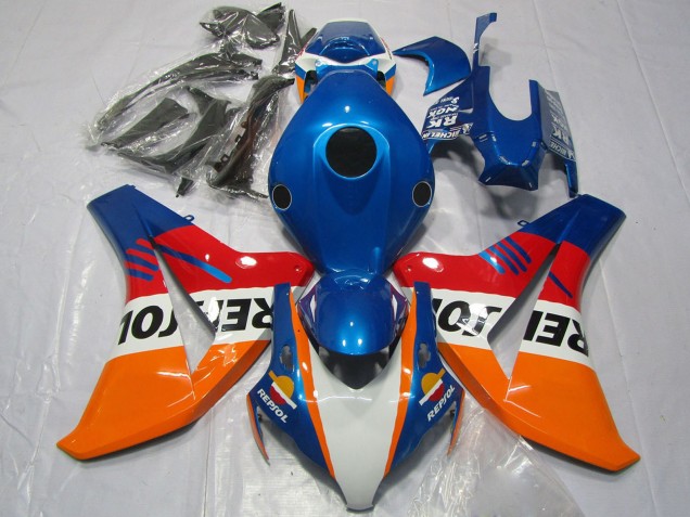 2008-2011 Orange White Red Blue Repsol Honda CBR1000RR Motorcycle Fairings