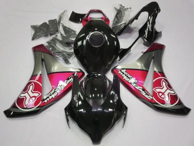 2008-2011 Pink Grey Glossy Black Honda CBR1000RR Motorcycle Fairings