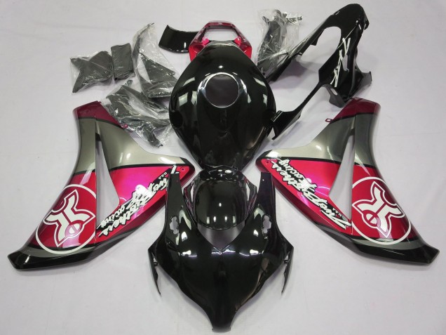 2008-2011 Pink Grey Glossy Black Honda CBR1000RR Motorcycle Fairings