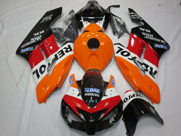 2004-2005 Orange White Red Glossy Black Repsol Honda CBR1000RR Motorcycle Fairings Kit