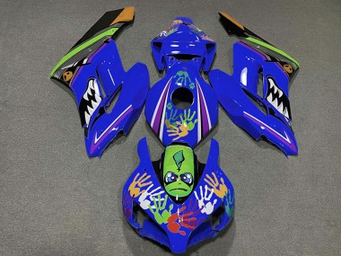 2004-2005 Blue Green Orange Black Shark Honda CBR1000RR Motorcycle Fairings