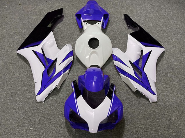 2004-2005 White Blue Glossy Black Honda CBR1000RR Motorcycle Fairings
