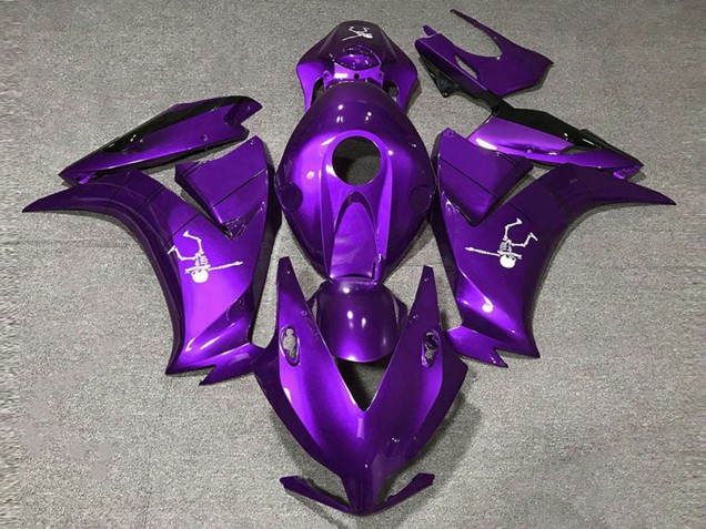 2012-2016 Deep Purple Glossy Black Honda CBR1000RR Motorcycle Fairings