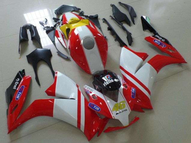 2012-2016 White Red Yellow Blue Ducati Style Honda CBR1000RR Motorcycle Fairings