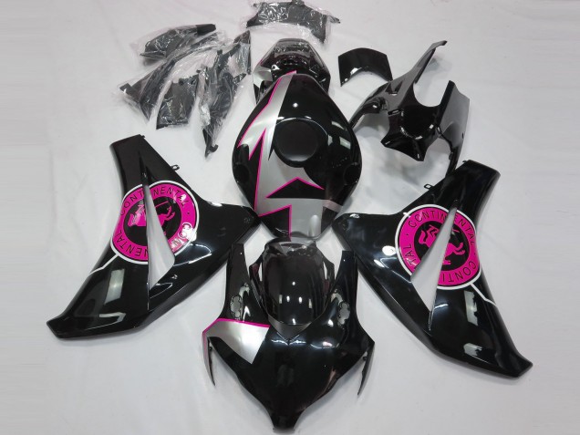 2008-2011 Silver Pink Glossy Black Honda CBR1000RR Motorcycle Fairings