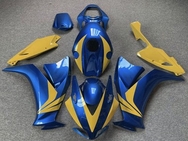 2012-2016 Blue Yellow Honda CBR1000RR Motorcycle Fairings