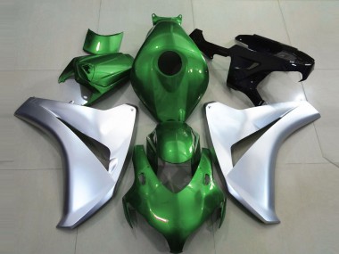 2008-2011 Silver Green Honda CBR1000RR Motorcycle Fairings