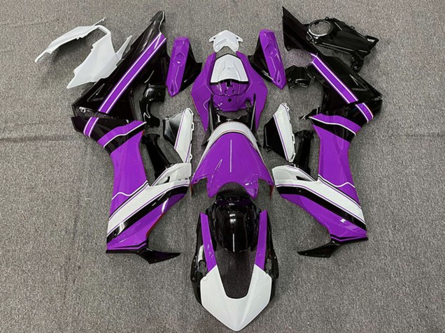 2017-2023 White Purple Glossy Black Honda CBR1000RR Motorcycle Fairing