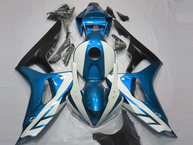 2006-2007 Blue White Matte Black Honda CBR1000RR Motorcycle Fairings