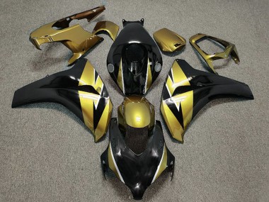 2008-2011 Gold Glossy Black Honda CBR1000RR Motorcycle Fairing