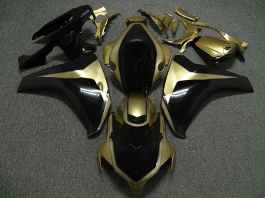 2008-2011 Gold Glossy Black Honda CBR1000RR Motorcycle Fairings