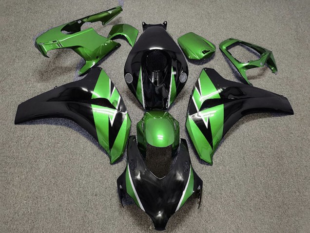 2008-2011 Green Glossy Black Honda CBR1000RR Motorcycle Fairing