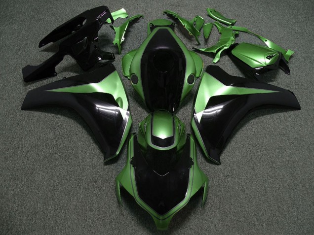 2008-2011 Green Glossy Black Custom Honda CBR1000RR Motorcycle Fairings