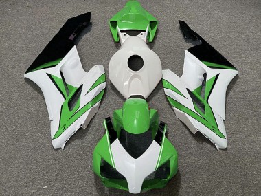 2004-2005 White Green Glossy Black Honda CBR1000RR Motorcycle Fairings