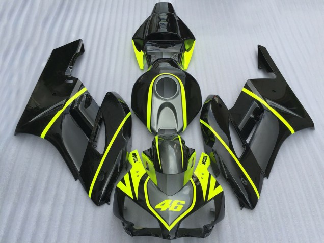 2004-2005 Grey Black High Viz Yellow Motul 46 Honda CBR1000RR Motorcycle Fairings