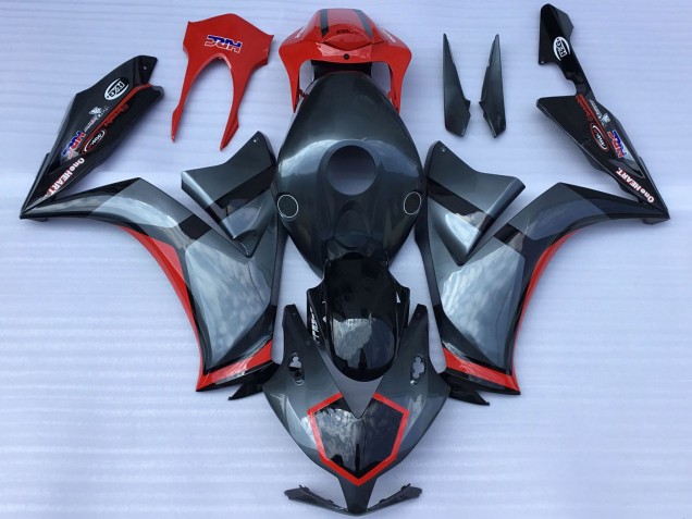 2012-2016 Grey Red Glossy Black Racing Style Honda CBR1000RR Motorcycle Fairings