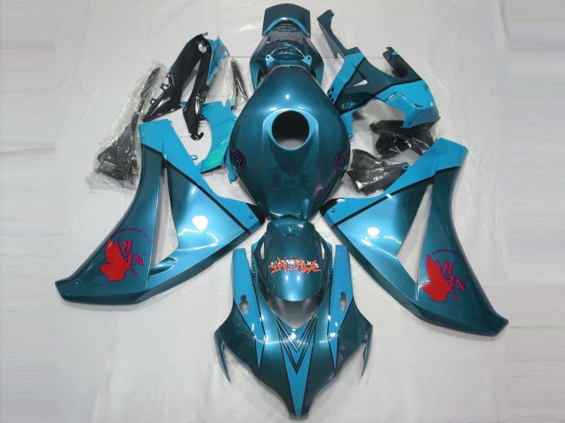 2008-2011 Teal Blue Red Honda CBR1000RR Motorcycle Fairings