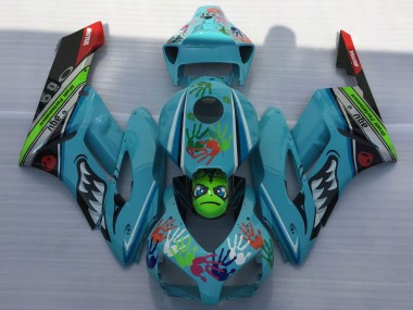 2004-2005 Blue Green Black Red Shark Honda CBR1000RR Motorcycle Fairings