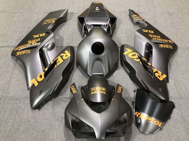2004-2005 Matte Grey Gold Repsol Honda CBR1000RR Motorcycle Fairings