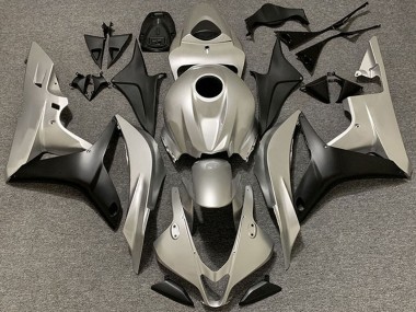 2006-2007 Silver Matte Black Honda CBR1000RR Motorcycle Fairings