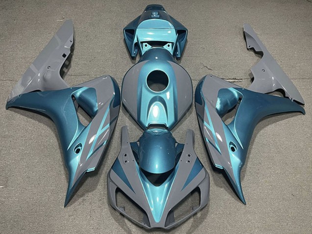 2006-2007 Nardo Grey Light Blue Honda CBR1000RR Motorcycle Fairings