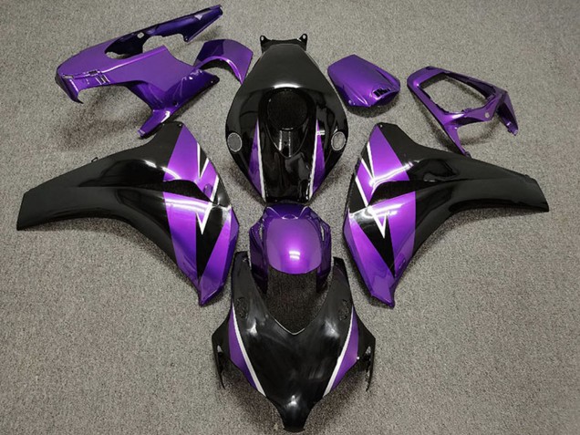 2008-2011 Purple Glossy Black Honda CBR1000RR Motorcycle Fairings