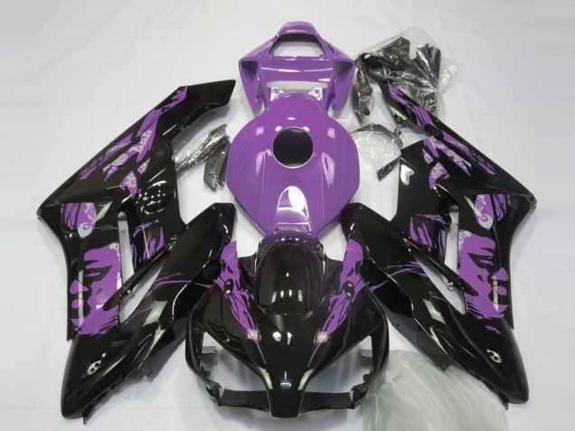 2004-2005 Light Purple Glossy Black Le Mis Honda CBR1000RR Motorcycle Fairings