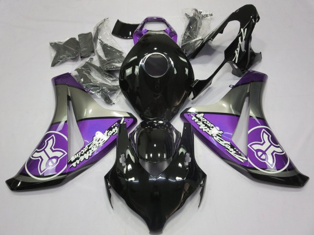 2008-2011 Purple Grey Glossy Black Honda CBR1000RR Motorcycle Fairings