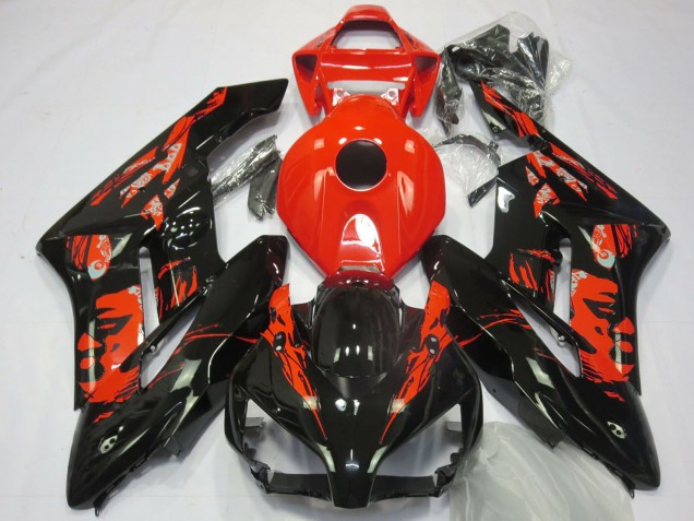 2004-2005 Red Glossy Black Le Mis Honda CBR1000RR Motorcycle Fairings