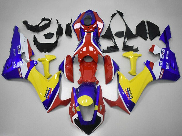 2017-2023 White Red Blue Yellow HRC Honda CBR1000RR Motorcycle Fairings