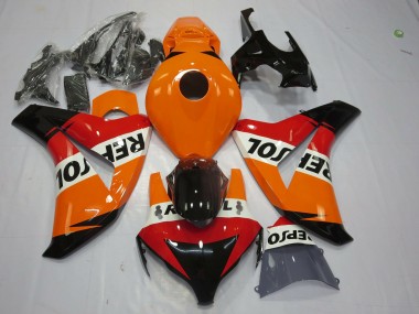 2008-2011 Orange White Red Glossy Black Repsol Honda CBR1000RR Motorcycle Fairing