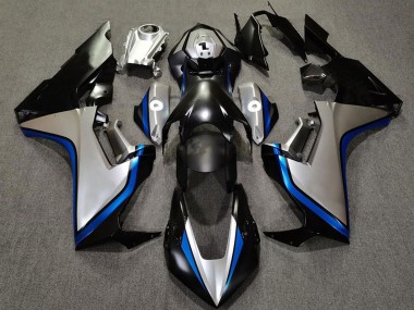 2017-2023 Silver Blue Glossy Black Honda CBR1000RR Motorcycle Fairings