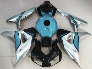 2006-2007 Silver Light Blue Glossy Black Honda CBR1000RR Motorcycle Fairings
