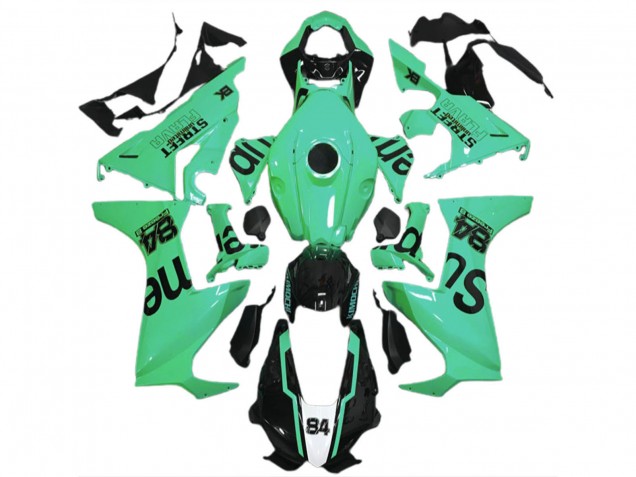 2017-2023 Special Green Glossy Black Street Flava Honda CBR1000RR Motorcycle Fairings