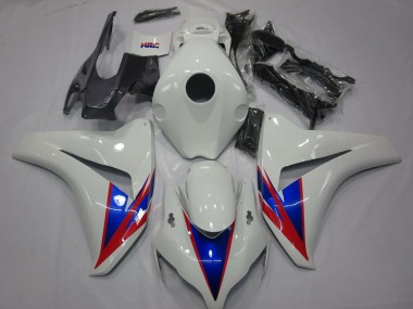 2008-2011 White Blue Red Honda CBR1000RR Motorcycle Fairings