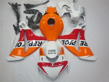 2008-2011 Orange White Red Glossy Black Repsol Honda CBR1000RR Motorcycle Fairings