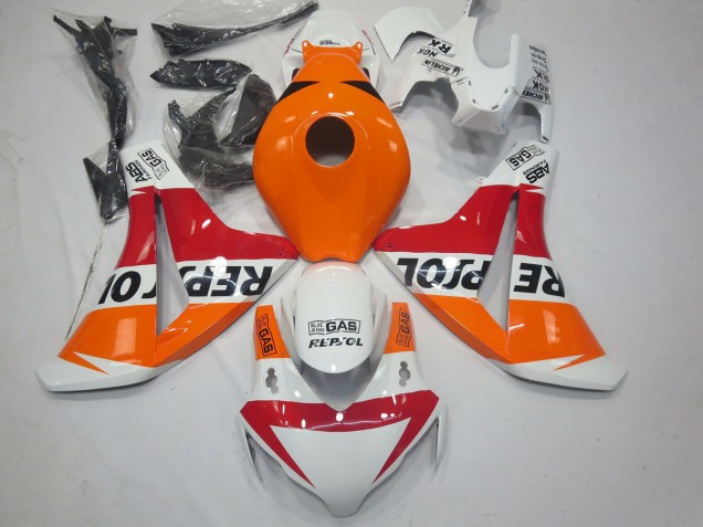 2008-2011 Orange White Red Glossy Black Repsol Honda CBR1000RR Motorcycle Fairings