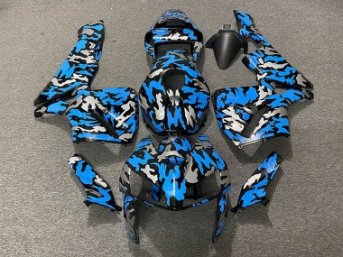2005-2006 Camouflage Blue Honda CBR600RR Motorcycle Fairings
