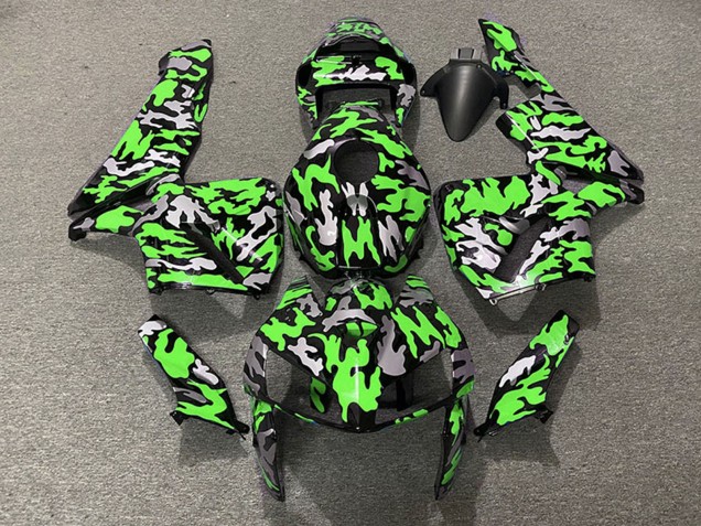 2005-2006 Camouflage Green Honda CBR600RR Motorcycle Fairings
