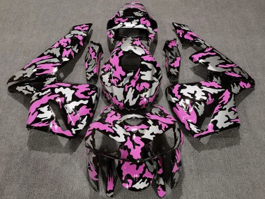 2005-2006 Camouflage Light Pink Honda CBR600RR Motorcycle Fairings