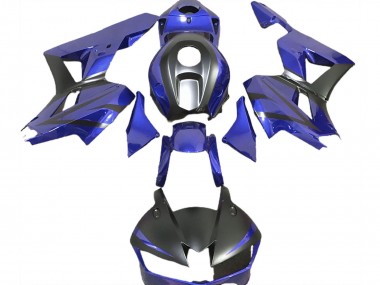 2013-2023 Blue Matte Black Honda CBR600RR Motorcycle Fairings