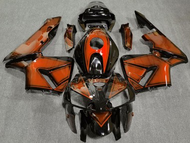 2005-2006 Deep Orange Honda CBR600RR Motorcycle Fairings