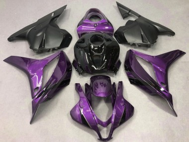 2009-2012 Purple Glossy Black OEM Style Honda CBR600RR Motorcycle Fairings