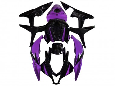 2007-2008 Purple Glossy Black Honda CBR600RR Motorcycle Fairings