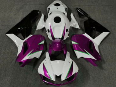2013-2023 White Pink Green Glossy Black Honda CBR600RR Motorcycle Fairings