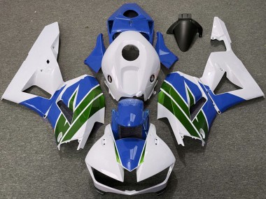 2013-2023 White Blue Green Honda CBR600RR Motorcycle Fairings