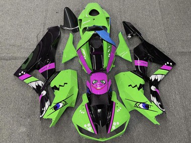 2013-2023 Green Blue Purple Glossy Black Shark Honda CBR600RR Motorcycle Fairings